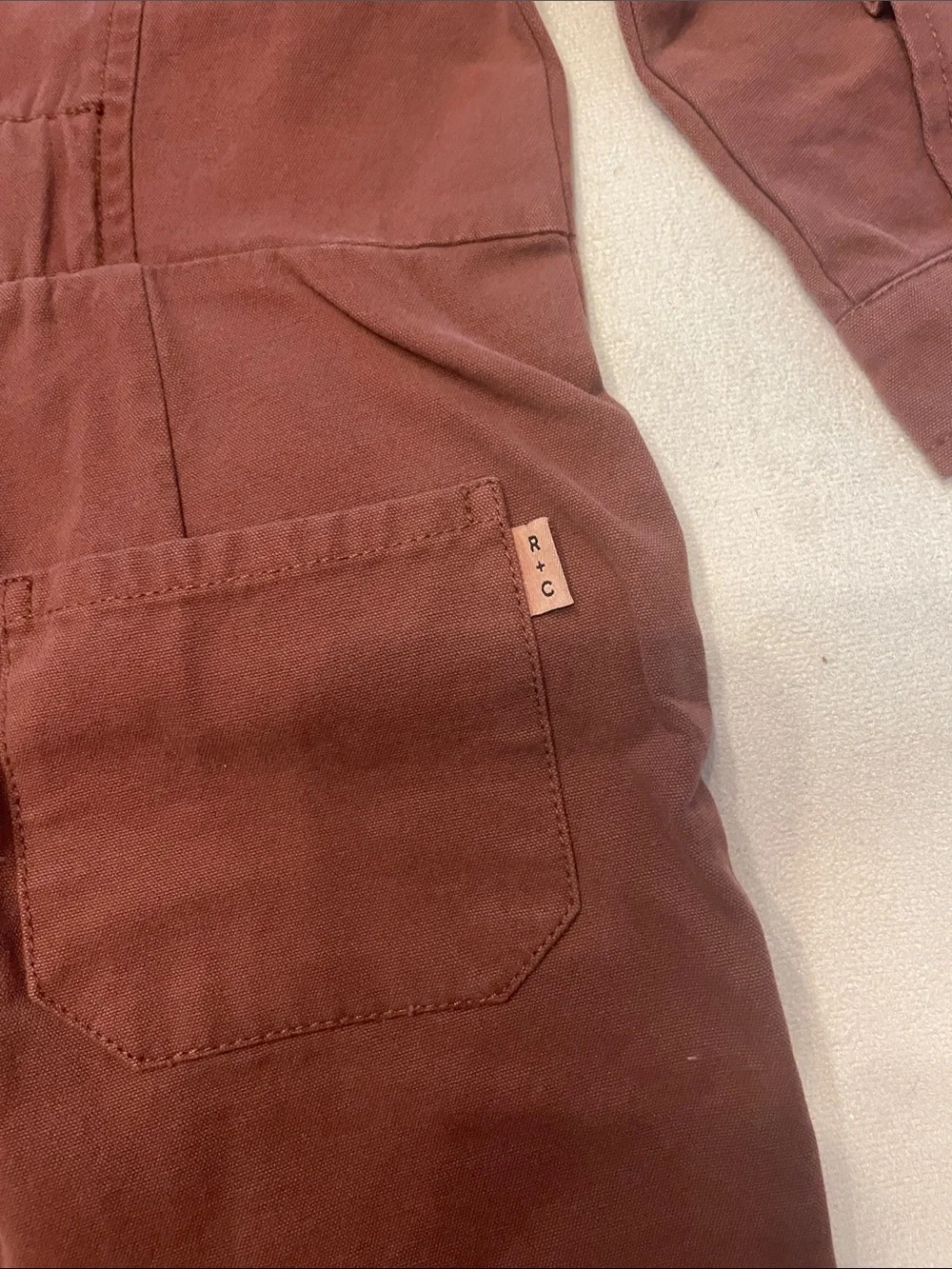 Rylee + Cru Dusty Mahogany Jumpsuit